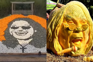 Fandové vzdávají Ozzymu hold „dýňovým uměním“