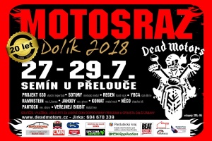 Rockový Motosraz Dolík slaví letos dvacáté výročí