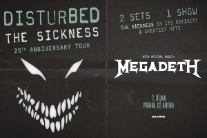 Koncert MEGADETH a DISTURBED v Praze už se blíží!