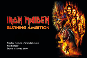 Promítání nového dokumentu o IRON MAIDEN v kině Světozor doplní debata s Karlem Balčirákem