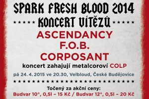 Nadupanej koncert finálový trojky vítězů soutěže SPARK FRESH BLOOD se blíží, podívejte se na video!!!