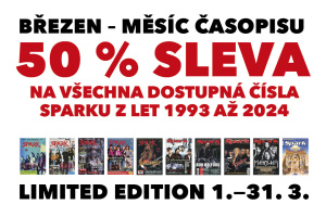 Březen – měsíc časopisu! Sleva 50 % na starší čísla Sparku