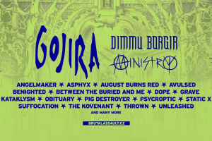 Prvních 20 kapel na Brutal Assault 2025 oznámeno: GOJIRA, DIMMU BORGIR nebo MINISTRY