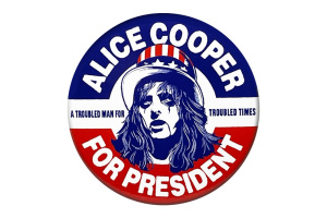 Alice Cooper kandiduje na prezidenta. Už zase.